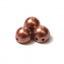 7mm Cabochon Matte Metallic Bronze Copper